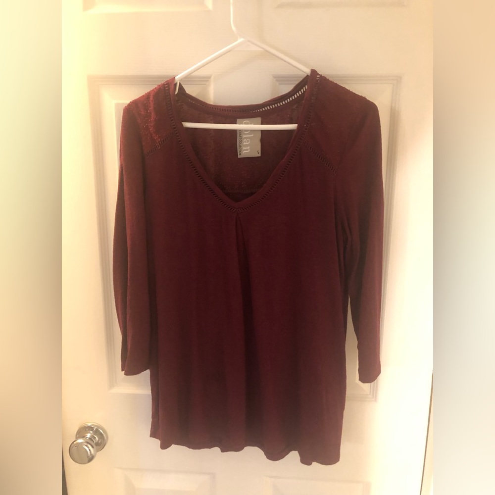 Maroon blouse